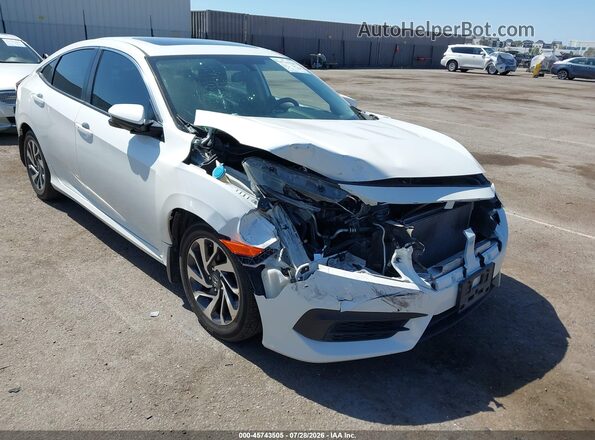 2HGFC2F76HH576265 2017 HONDA CIVIC White Widok z przodu