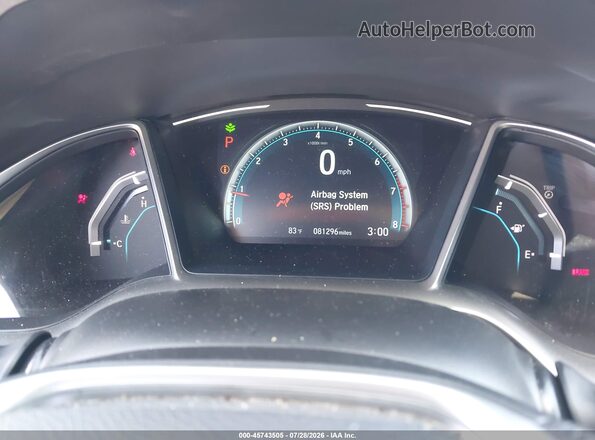 2HGFC2F76HH576265 2017 HONDA CIVIC White Widok tylnych siedzeń