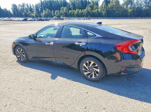 2HGFC2F76JH509428 2018 HONDA CIVIC Black Հետևի ձախ