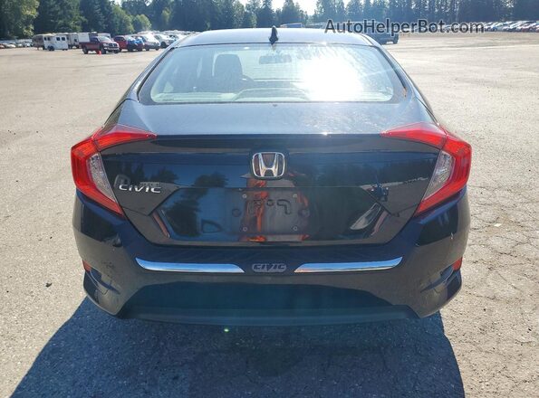 2HGFC2F76JH509428 2018 HONDA CIVIC Black Հետևի տեսք