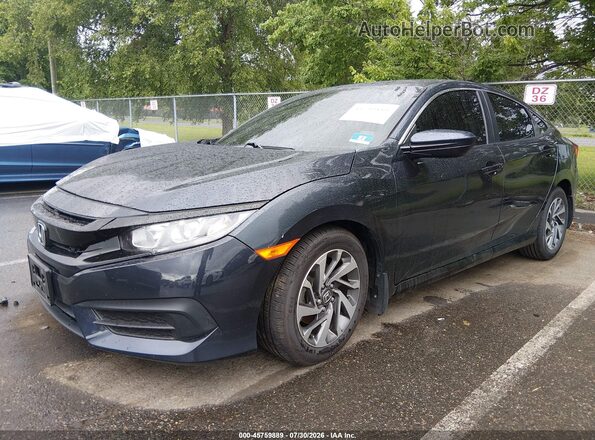 2HGFC2F76JH509980 2018 HONDA CIVIC Navy Передняя левая четверть