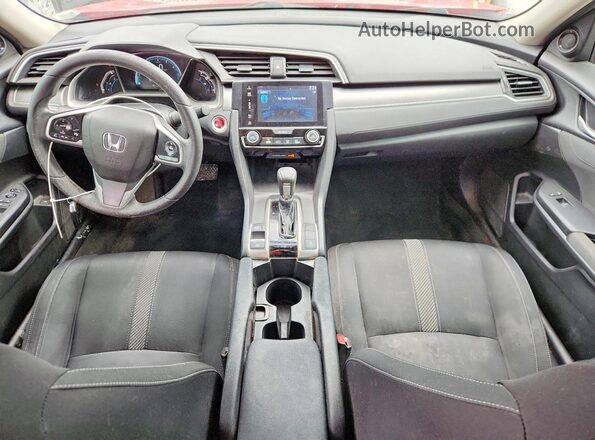 2HGFC2F76JH527654 2018 HONDA CIVIC Red Vista del salpicadero