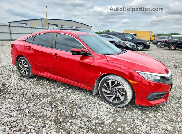 2HGFC2F76JH527654 2018 HONDA CIVIC Red Delantero derecho
