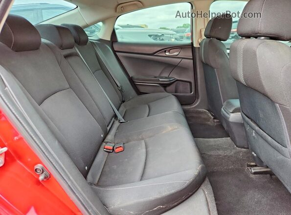 2HGFC2F76JH527654 2018 HONDA CIVIC Red Vista de los asientos traseros