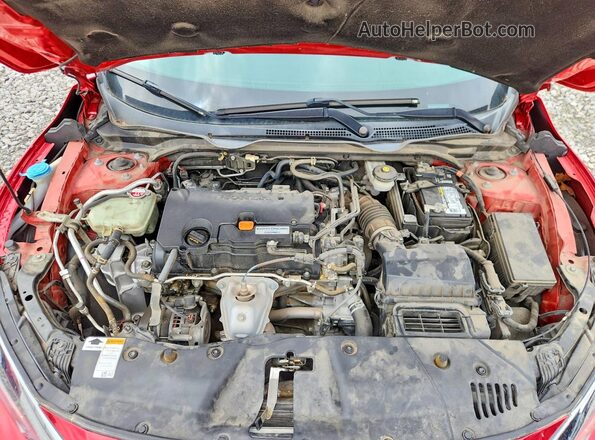 2HGFC2F76JH527654 2018 HONDA CIVIC Red Vista interior trasera
