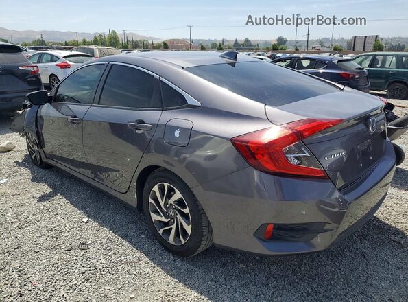 2HGFC2F76JH536788 2018 HONDA CIVIC Charcoal Trasero izquierdo
