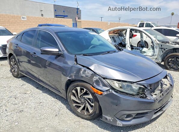 2HGFC2F76JH536788 2018 HONDA CIVIC Charcoal Delantero derecho