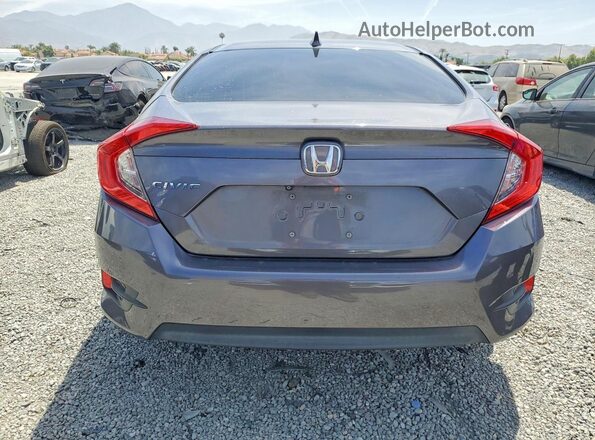 2HGFC2F76JH536788 2018 HONDA CIVIC Charcoal Vista trasera