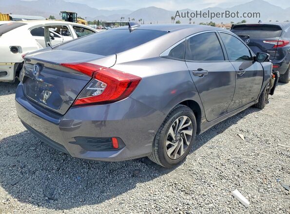 2HGFC2F76JH536788 2018 HONDA CIVIC Charcoal Trasero derecho