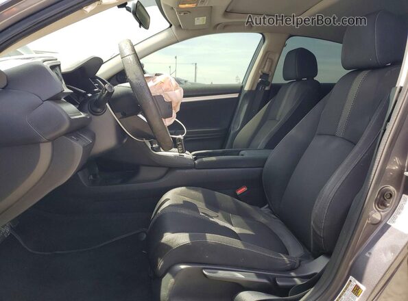 2HGFC2F76JH536788 2018 HONDA CIVIC Charcoal Vista interior delantera