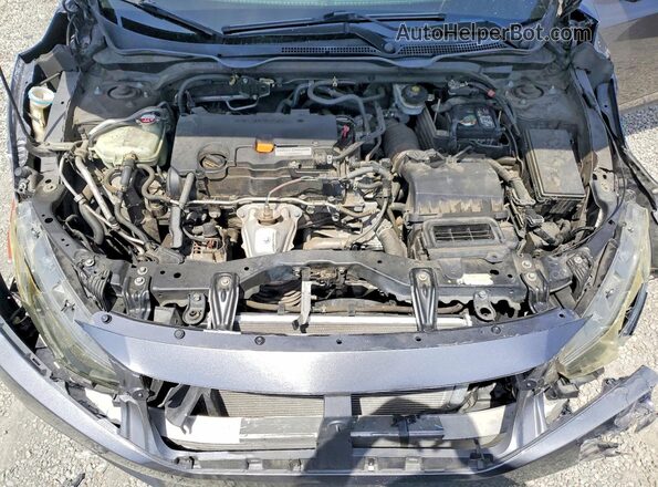 2HGFC2F76JH536788 2018 HONDA CIVIC Charcoal Vista interior trasera