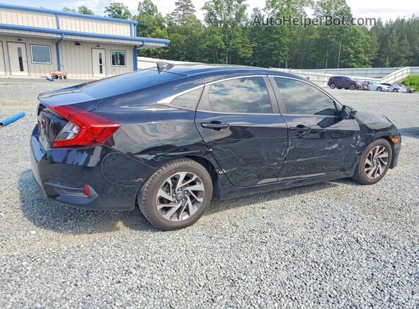 2HGFC2F76JH541814 2018 HONDA CIVIC Black Trasero derecho