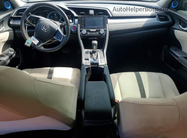 2HGFC2F76JH541814 2018 HONDA CIVIC Black Vista del salpicadero