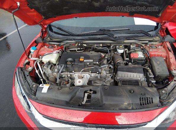 2HGFC2F76JH611134 2018 HONDA CIVIC Красный Вид сзади
