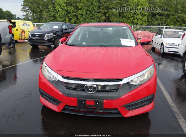 2HGFC2F76JH611134 2018 HONDA CIVIC Красный Вид щитка приборов