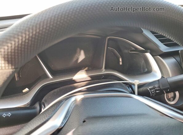 2HGFC2F77GH528465 2016 HONDA CIVIC Gray Вид щитка приладів