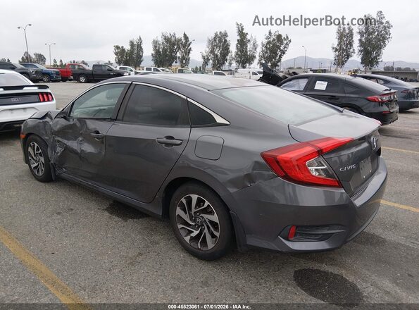 2HGFC2F77GH542026 2016 HONDA CIVIC Gray Trasero izquierdo