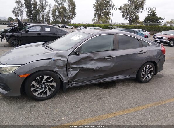2HGFC2F77GH542026 2016 HONDA CIVIC Gray Vista frontal