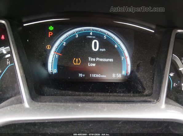 2HGFC2F77GH542026 2016 HONDA CIVIC Gray Vista de los asientos traseros
