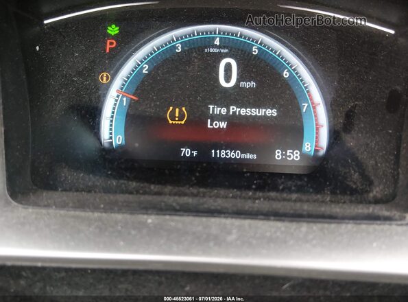 2HGFC2F77GH542026 2016 HONDA CIVIC Gray 