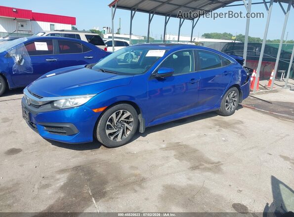 2HGFC2F77GH565631 2016 HONDA CIVIC Blue Przód lewy