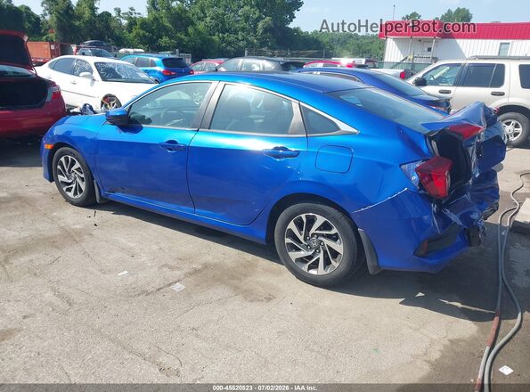 2HGFC2F77GH565631 2016 HONDA CIVIC Blue Tył lewy