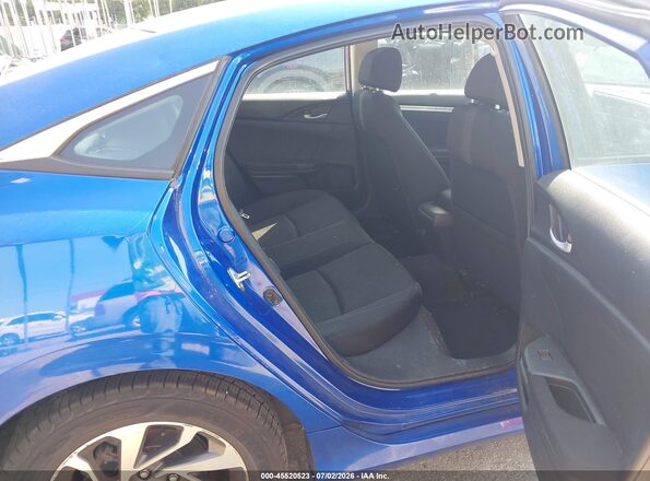 2HGFC2F77GH565631 2016 HONDA CIVIC Blue Widok naklejki z numerem VIN