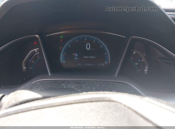 2HGFC2F77GH565631 2016 HONDA CIVIC Blue Widok tylnych siedzeń
