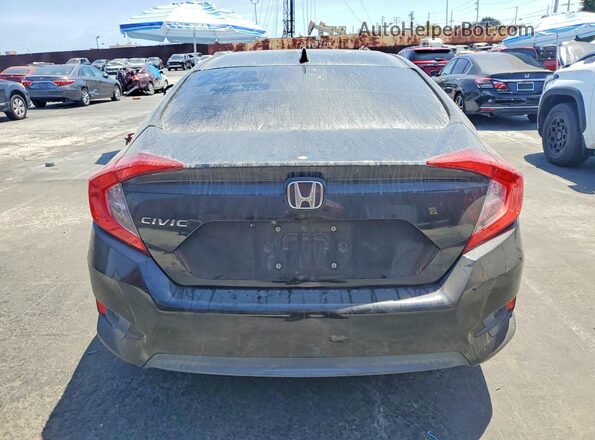 2HGFC2F77HH508167 2017 HONDA CIVIC Black უკანა ხედი