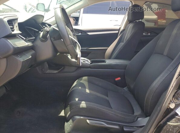2HGFC2F77HH508167 2017 HONDA CIVIC Black წინა სალონის ხედი