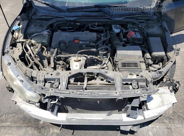 2HGFC2F77HH508167 2017 HONDA CIVIC Black უკანა სალონის ხედი