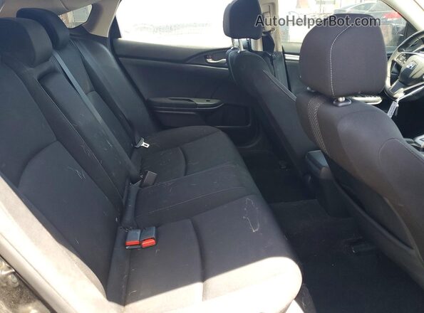 2HGFC2F77HH508167 2017 HONDA CIVIC Black უკანა სავარძლების ხედი