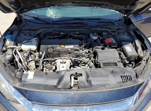2HGFC2F77HH511165 2017 HONDA CIVIC Blue Rear interior view