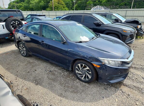 2HGFC2F77HH511165 2017 HONDA CIVIC Blue Front right