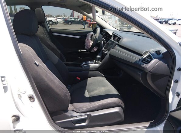 2HGFC2F77JH533205 2018 HONDA CIVIC White Вид салону спереду