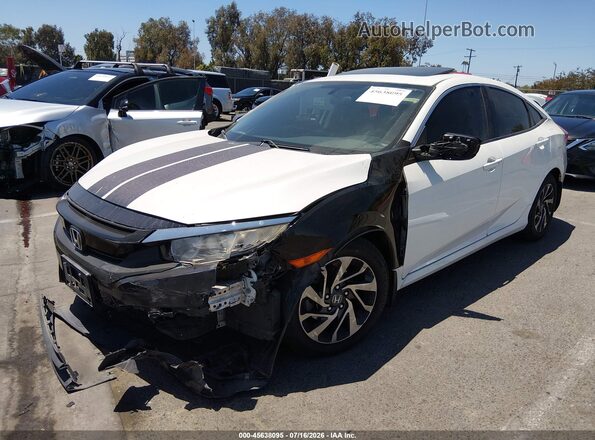 2HGFC2F77JH533205 2018 HONDA CIVIC White Передня ліва чверть