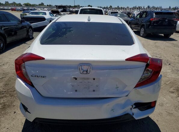 2HGFC2F77JH564048 2018 HONDA CIVIC Белый Вид сзади