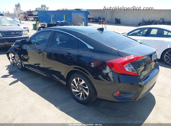 2HGFC2F77JH565281 2018 HONDA CIVIC Black Trasero izquierdo