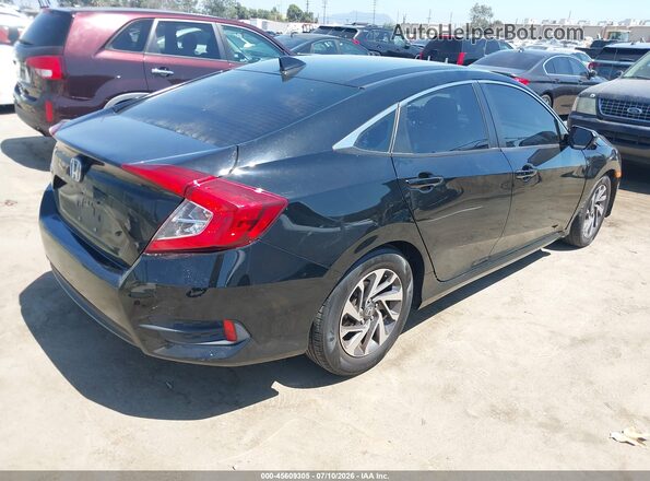 2HGFC2F77JH565281 2018 HONDA CIVIC Black Trasero derecho
