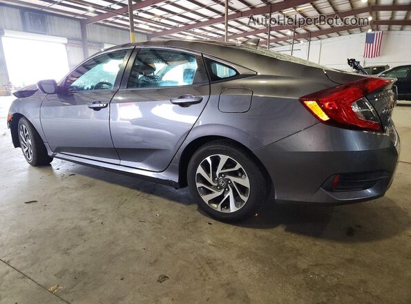 2HGFC2F77JH565992 2018 HONDA CIVIC Gray Rear left