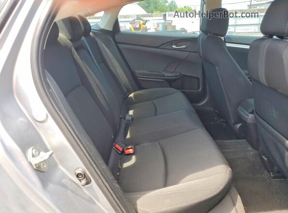 2HGFC2F77JH580573 2018 HONDA CIVIC Silver უკანა სავარძლების ხედი