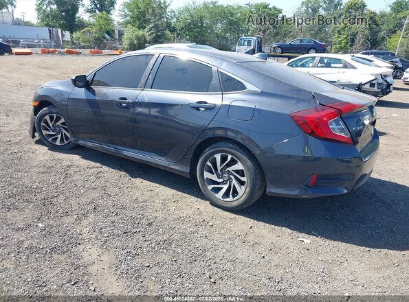 2HGFC2F77JH589385 2018 HONDA CIVIC Blue უკანა მარცხენა