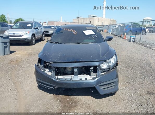 2HGFC2F77JH589385 2018 HONDA CIVIC Blue ხელსაწყოთა პანელის ხედი