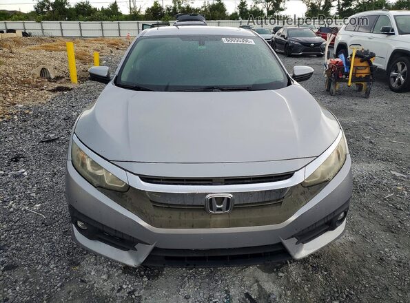2HGFC2F77JH605035 2018 HONDA CIVIC Серебряный Вид спереди