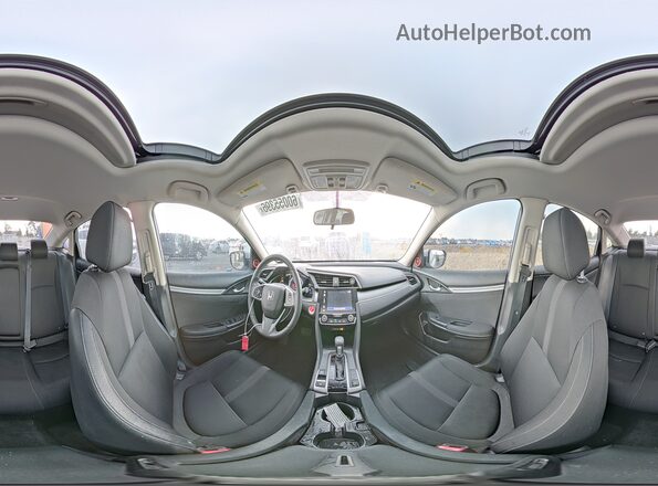 2HGFC2F77JH605035 2018 HONDA CIVIC Серебряный Вид наклейки с VIN-кодом