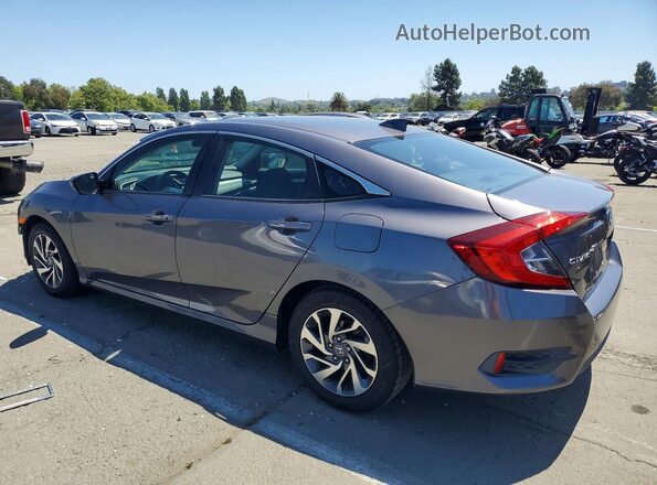 2HGFC2F77JH605133 2018 HONDA CIVIC Gray Հետևի ձախ