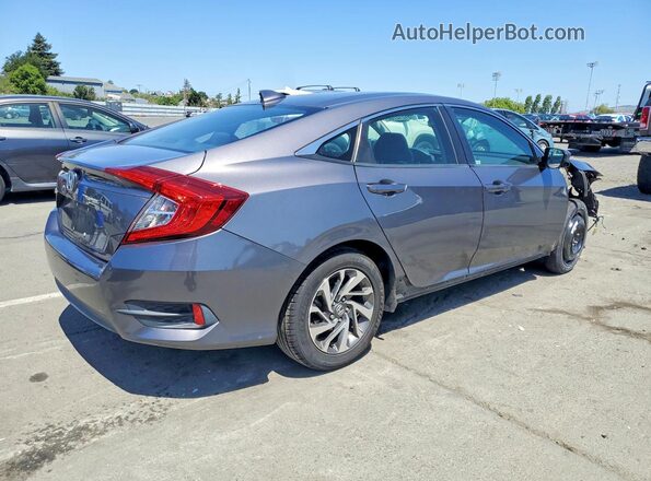 2HGFC2F77JH605133 2018 HONDA CIVIC Gray Հետևի աջ