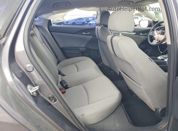 2HGFC2F77JH608873 2018 HONDA CIVIC Gray Widok tylnych siedzeń