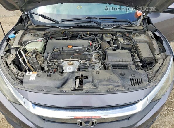 2HGFC2F77JH608873 2018 HONDA CIVIC Gray Widok wnętrza z tyłu