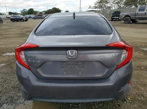 2HGFC2F77JH608873 2018 HONDA CIVIC Gray Widok z tyłu